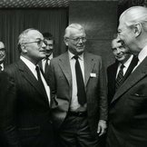 Politische Prominenz in der Stiftung...