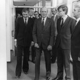 Politische Prominenz in der Stiftung...